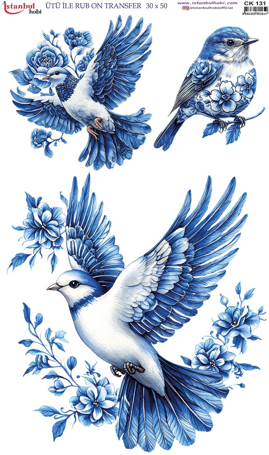 Ütü İle Rub On Transfer 30x50cm CK131
