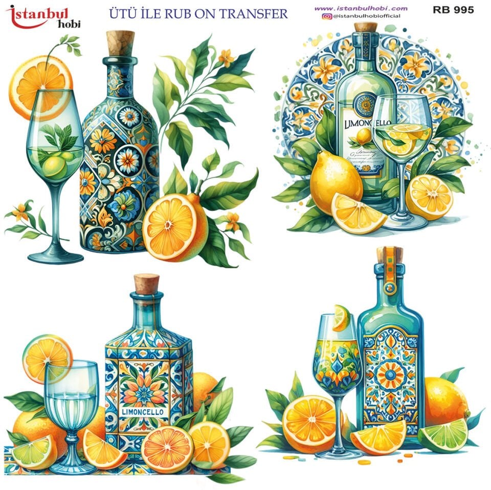 Ütü İle Rub On Transfer 30x30cm RB995