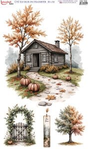 Ütü İle Rub On Transfer 30x50cm CK133