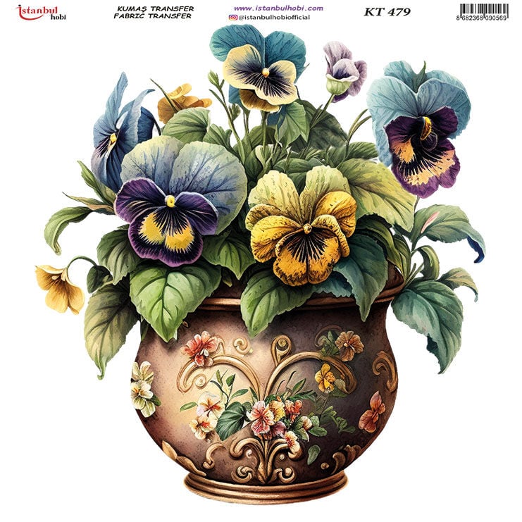 Kumaş Transfer Kağıdı 20x20cm KT-479