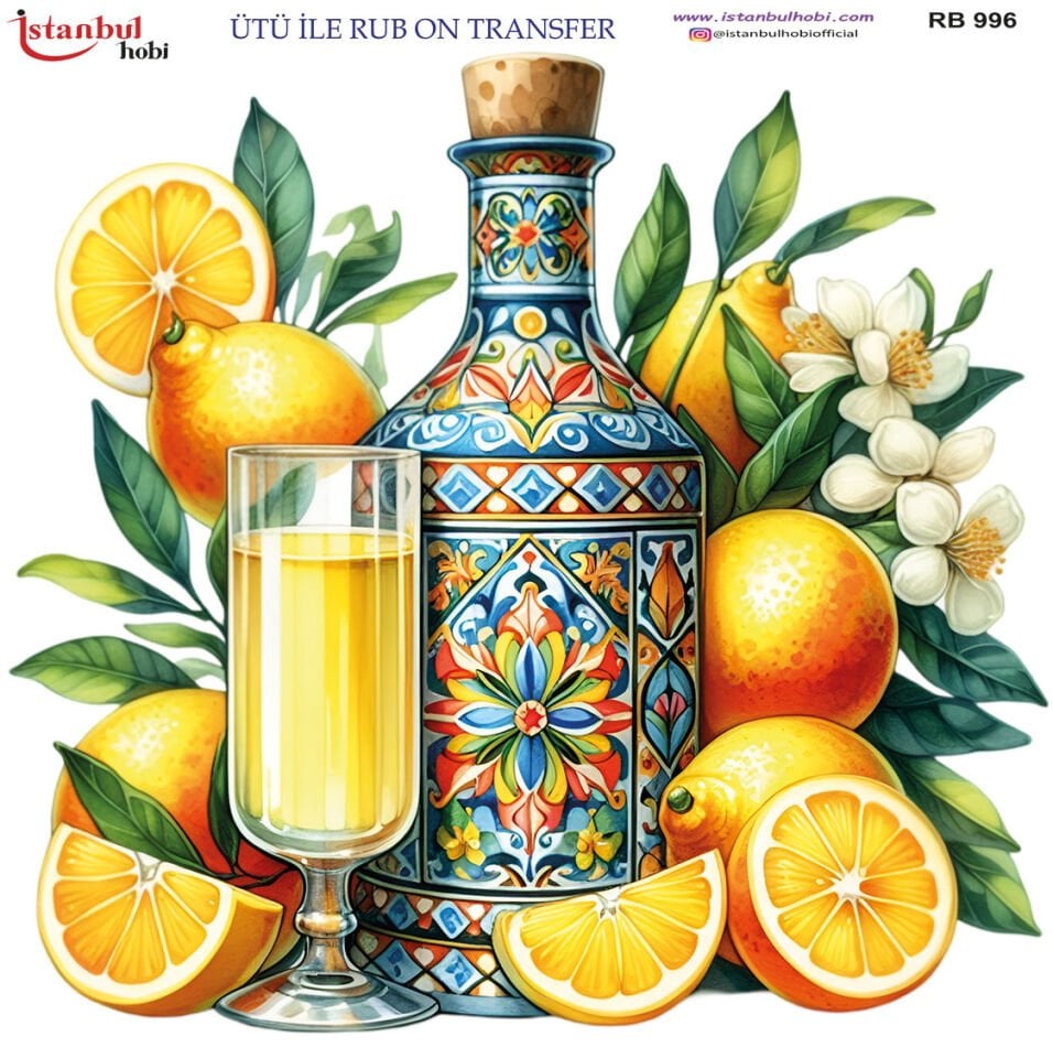 Ütü İle Rub On Transfer 30x30cm RB996