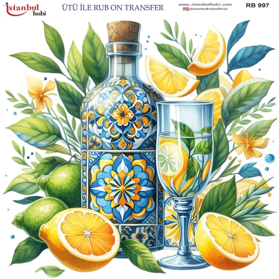 Ütü İle Rub On Transfer 30x30cm RB997