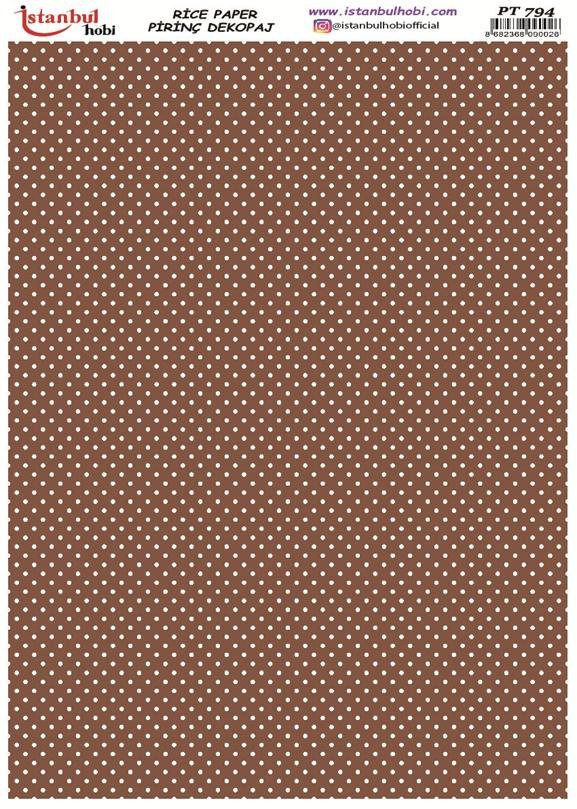 Pirinç Dekopaj Kağıdı 30x42cm PT-794