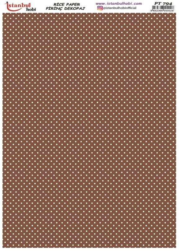 Pirinç Dekopaj Kağıdı 30x42cm PT-794