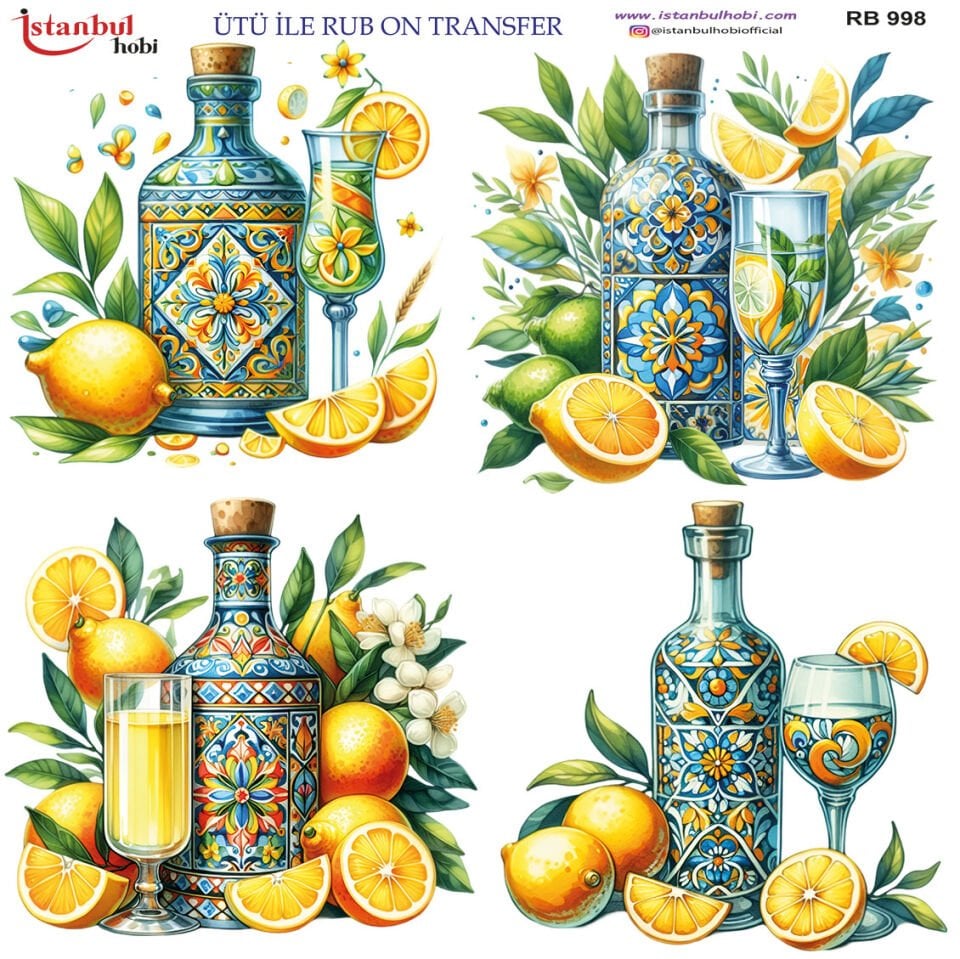 Ütü İle Rub On Transfer 30x30cm RB998