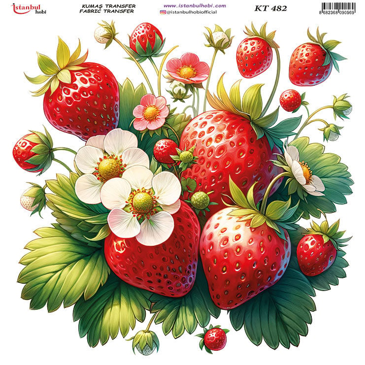 Kumaş Transfer Kağıdı 20x20cm KT-482