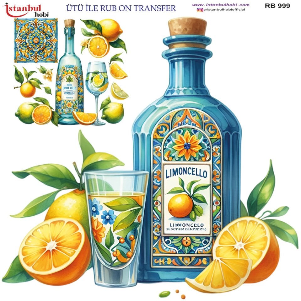 Ütü İle Rub On Transfer 30x30cm RB999