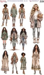 Ütü İle Rub On Transfer 30x50cm CK137