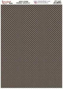 Pirinç Dekopaj Kağıdı 30x42cm PT-796