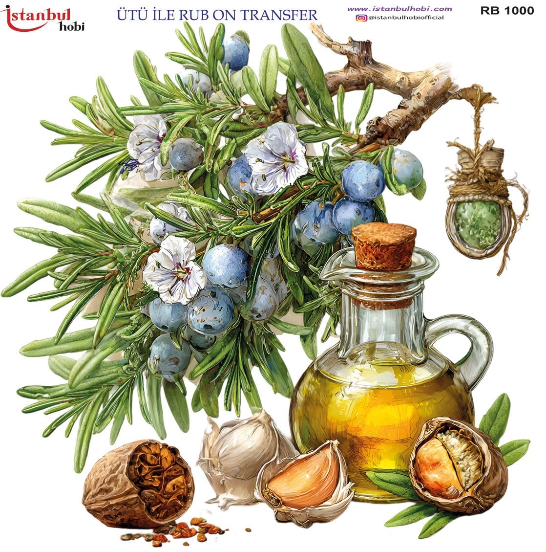 Ütü İle Rub On Transfer 30x30cm RB1000