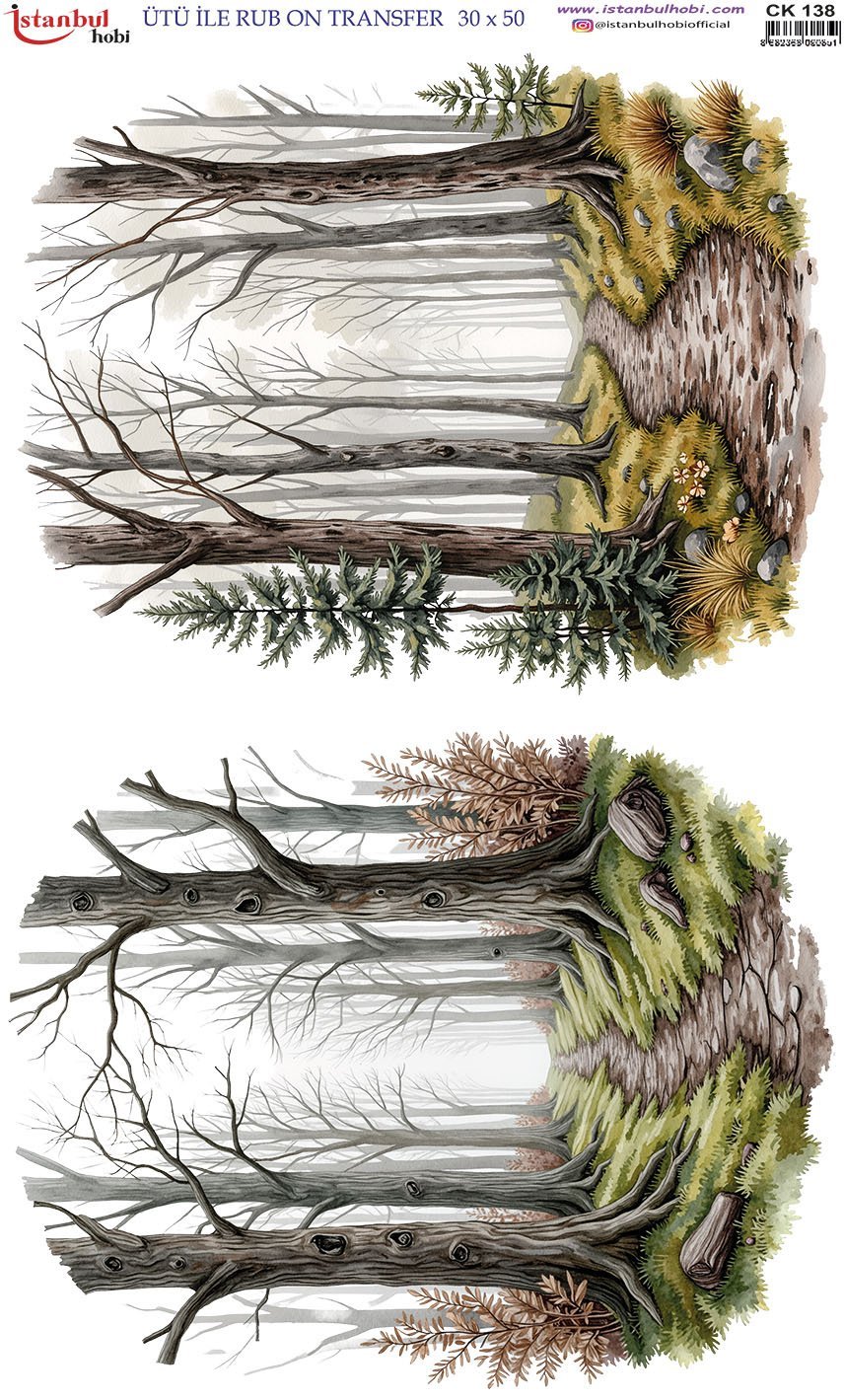 Ütü İle Rub On Transfer 30x50cm CK138