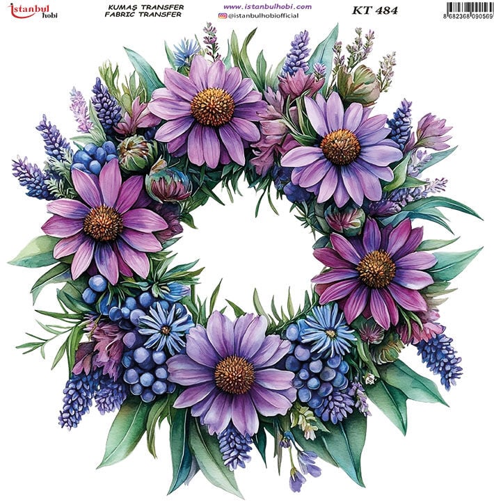 Kumaş Transfer Kağıdı 20x20cm KT-484