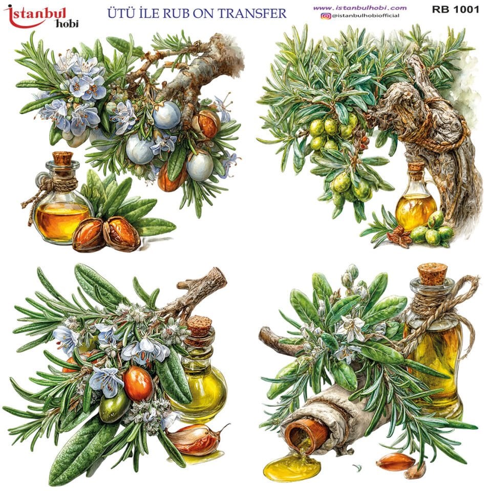 Ütü İle Rub On Transfer 30x30cm RB1001
