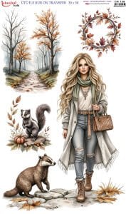 Ütü İle Rub On Transfer 30x50cm CK139