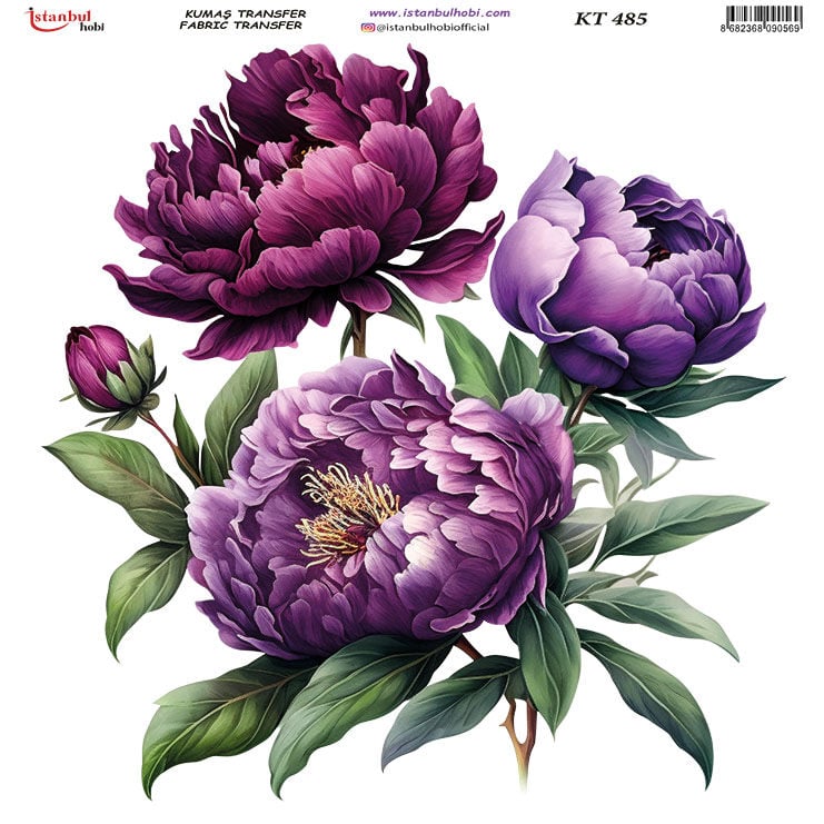 Kumaş Transfer Kağıdı 20x20cm KT-485