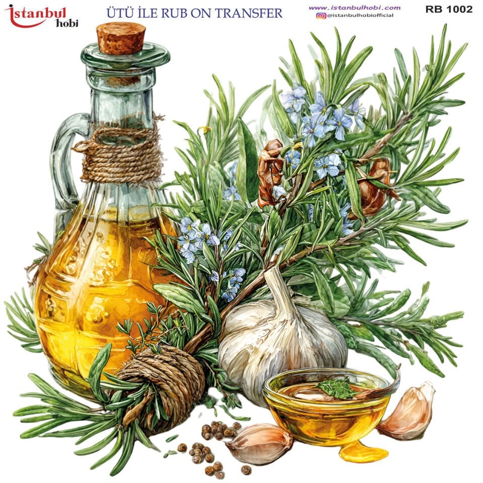 Ütü İle Rub On Transfer 30x30cm RB1002