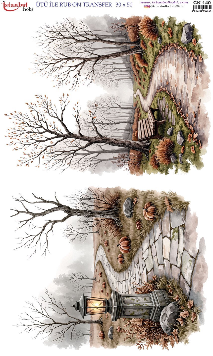 Ütü İle Rub On Transfer 30x50cm CK140