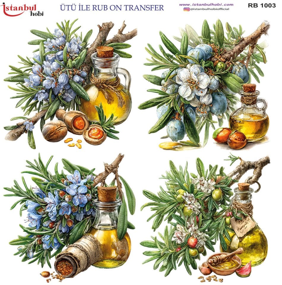 Ütü İle Rub On Transfer 30x30cm RB1003