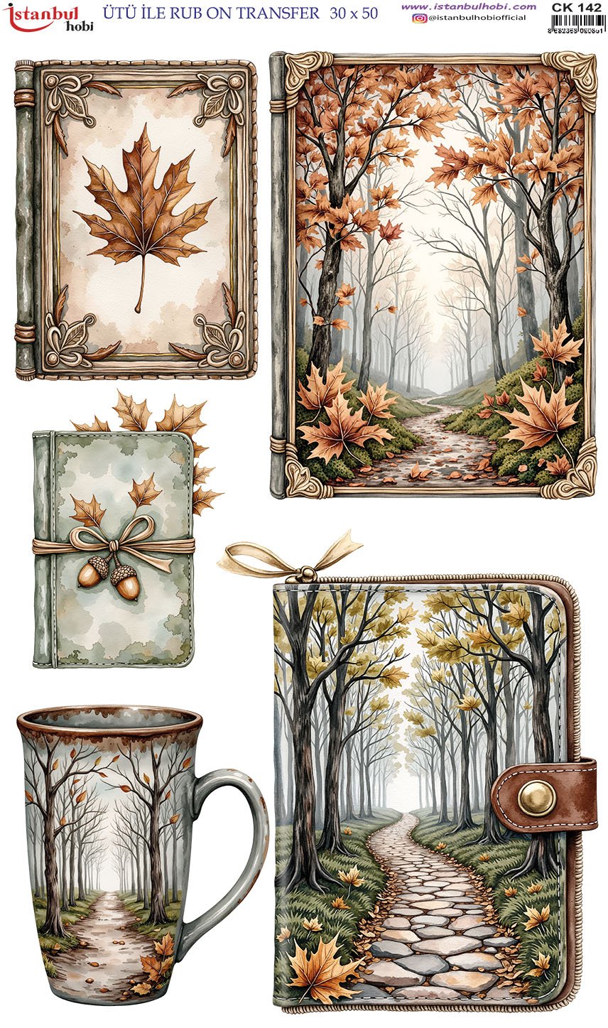 Ütü İle Rub On Transfer 30x50cm CK142