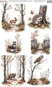 Ütü İle Rub On Transfer 30x50cm CK143