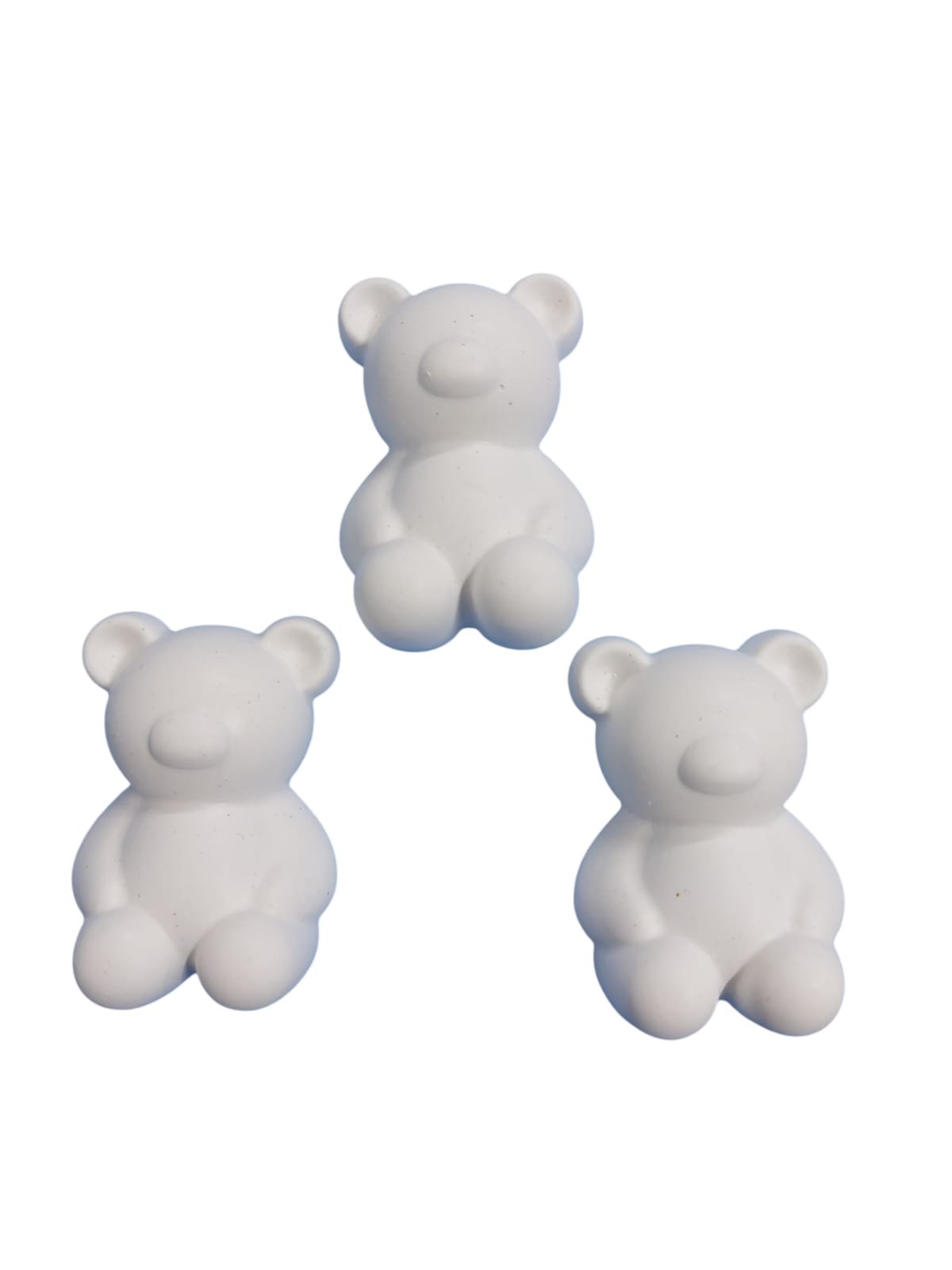 Sevimli Ayıcık Figür 7x5cm 3'lü Set