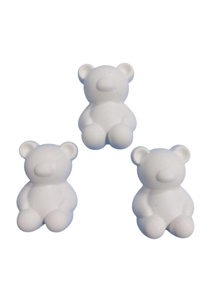 Sevimli Ayıcık Figür 7x5cm 3'lü Set