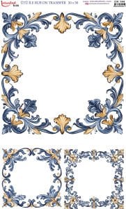 Ütü İle Rub On Transfer 30x50cm CK144