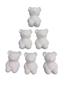Sevimli Ayıcık Figür 7x5cm 6'lı Set
