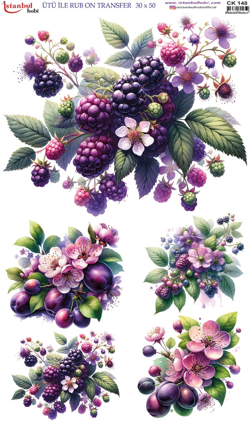 Ütü İle Rub On Transfer 30x50cm CK148