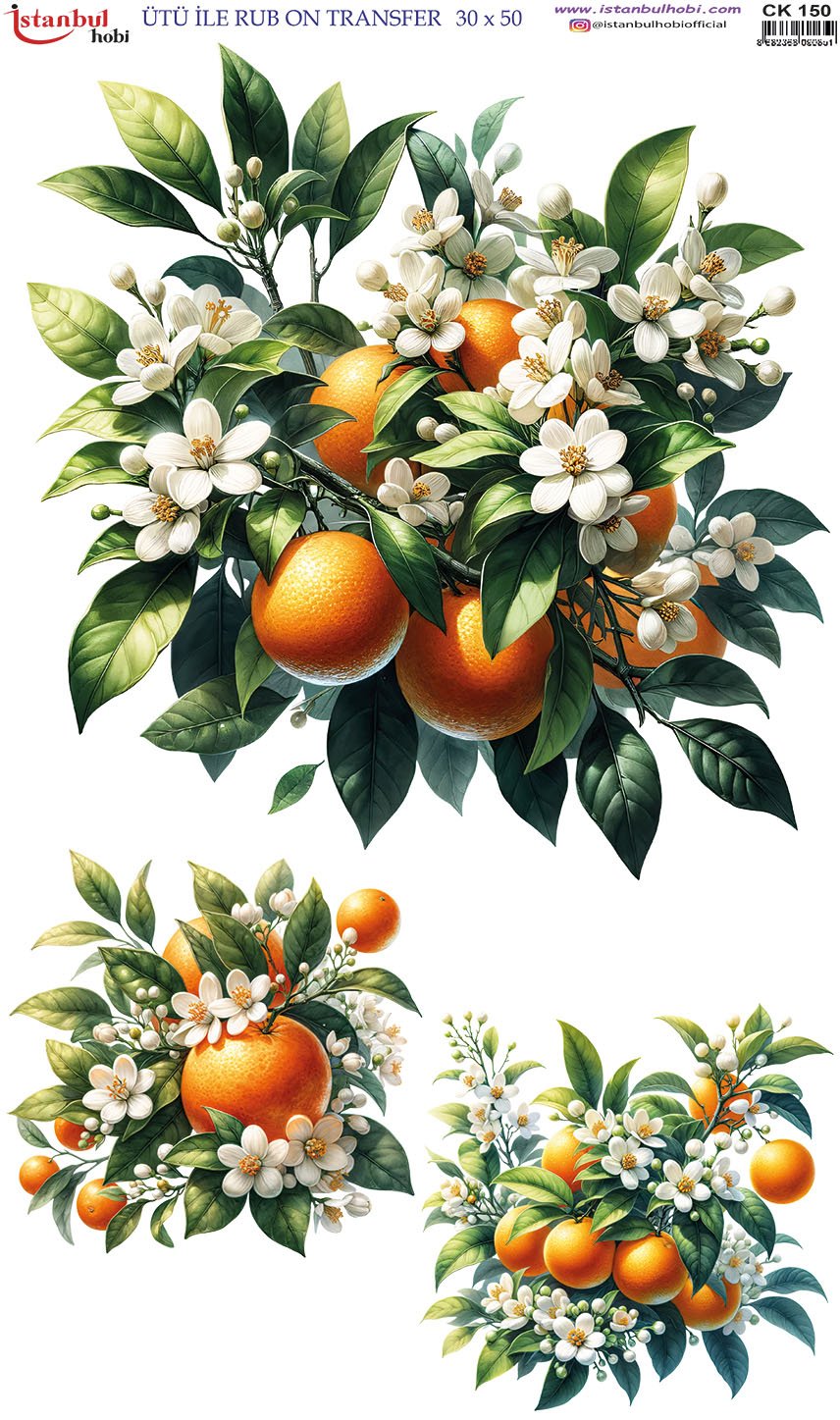 Ütü İle Rub On Transfer 30x50cm CK150