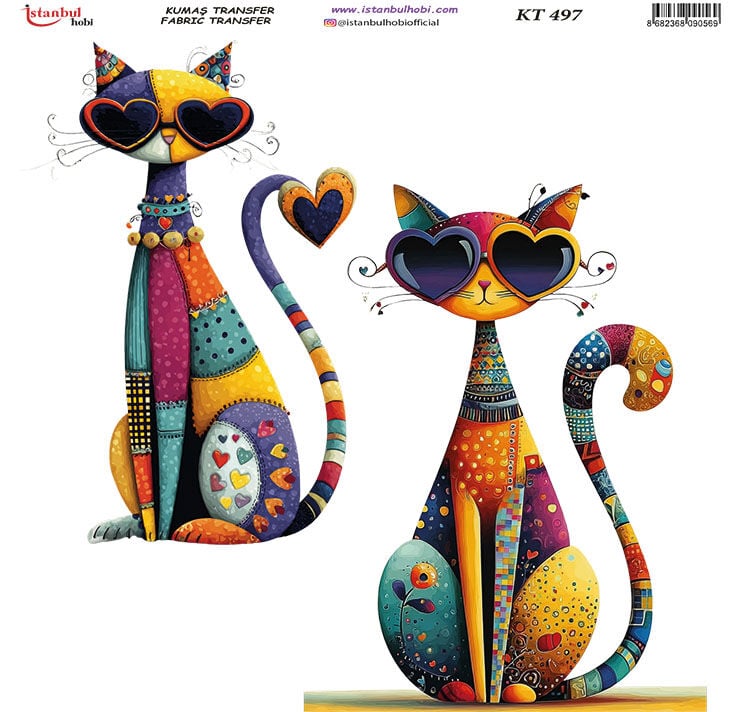 Kumaş Transfer Kağıdı 20x20cm KT-497