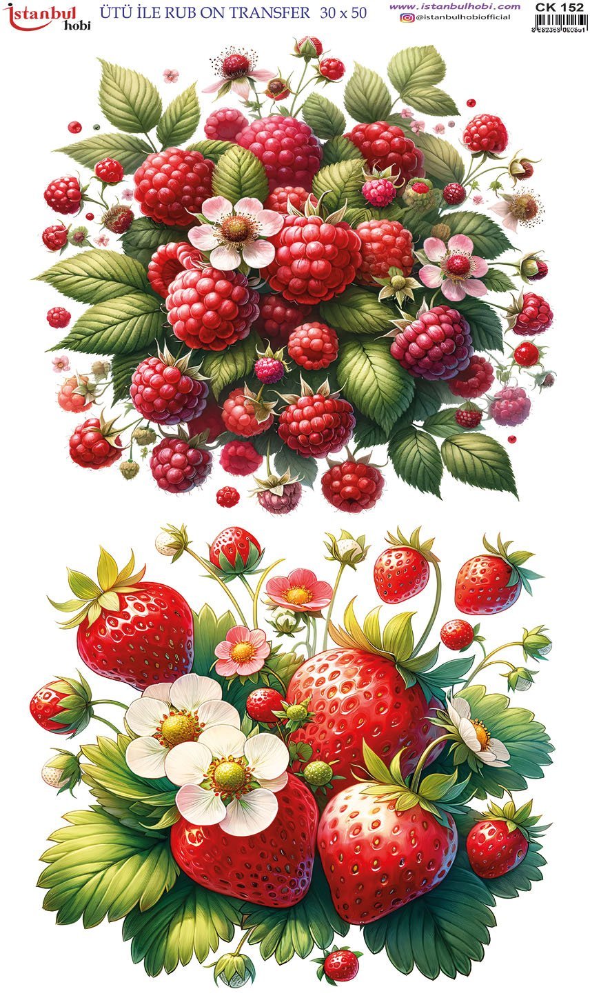 Ütü İle Rub On Transfer 30x50cm CK152