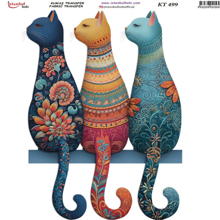 Kumaş Transfer Kağıdı 20x20cm KT-499