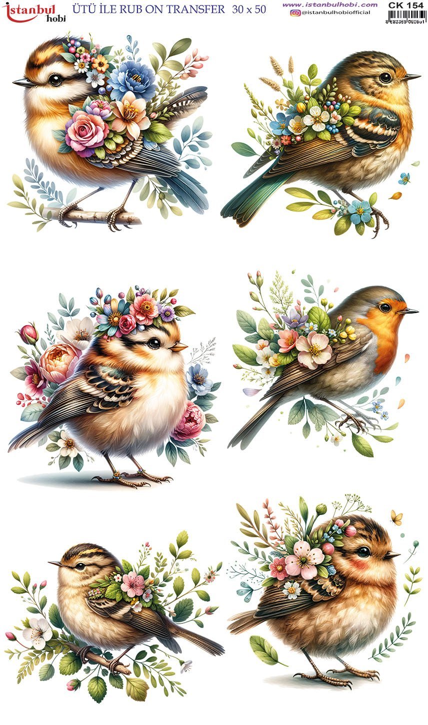 Ütü İle Rub On Transfer 30x50cm CK154