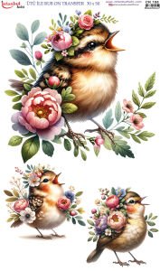 Ütü İle Rub On Transfer 30x50cm CK155