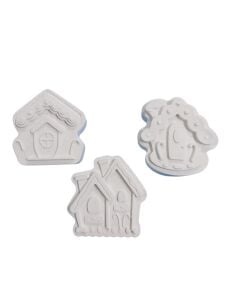 Sevimli Peri Evi 3'lü Set - Kış Evleri Seti 3 Parça