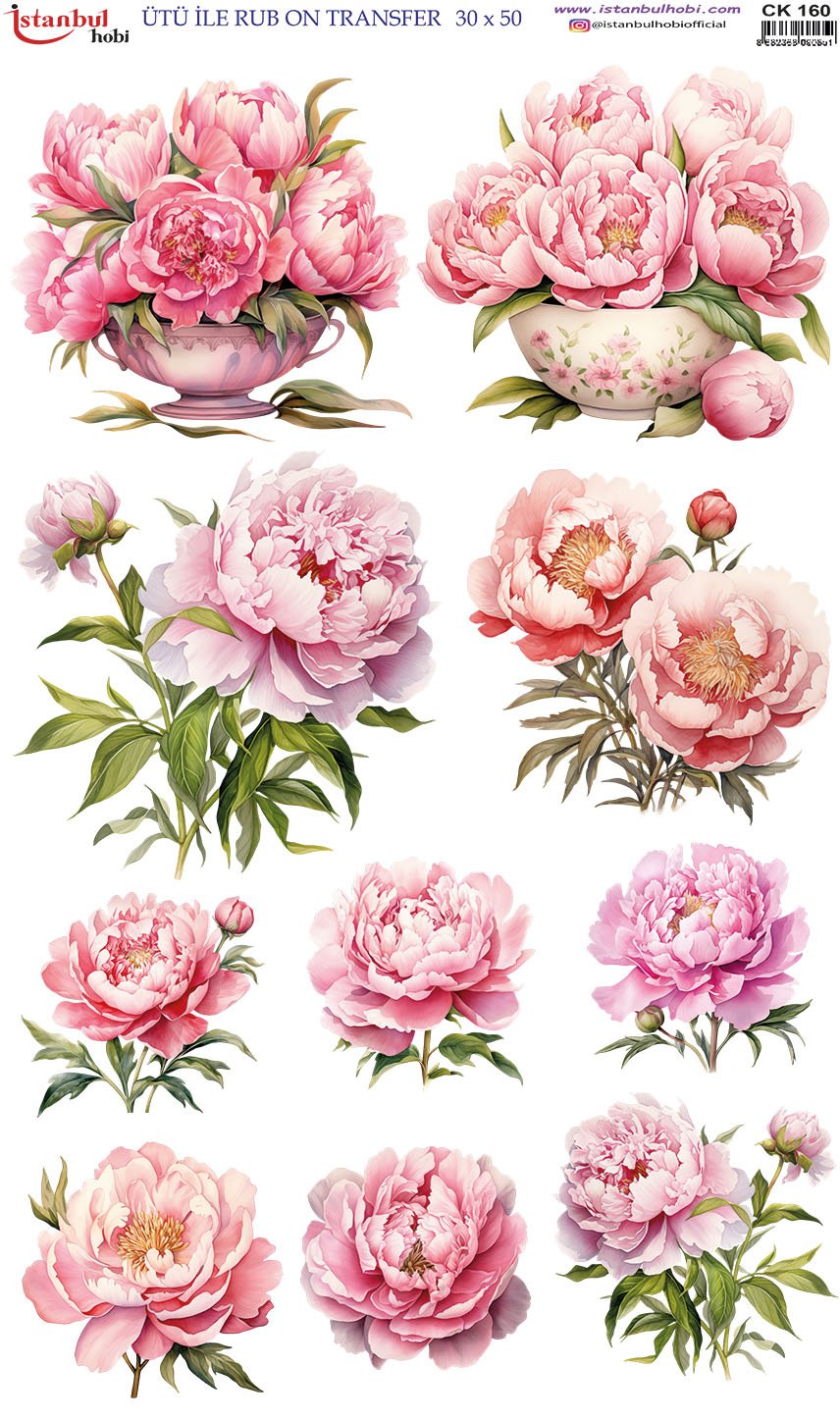 Ütü İle Rub On Transfer 30x50cm CK160