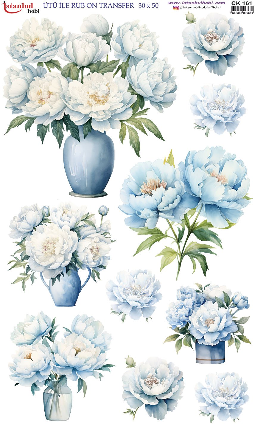 Ütü İle Rub On Transfer 30x50cm CK161