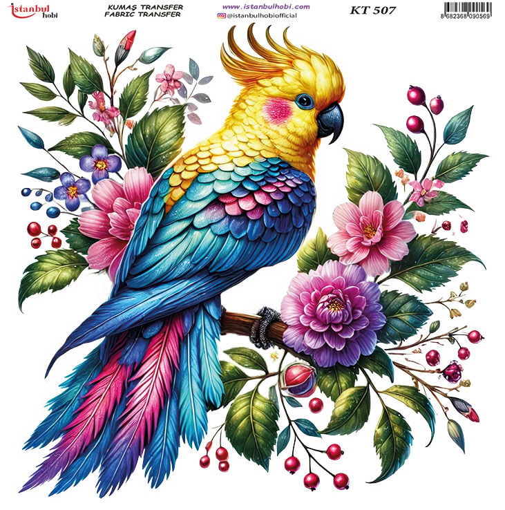 Kumaş Transfer Kağıdı 20x20cm KT-507