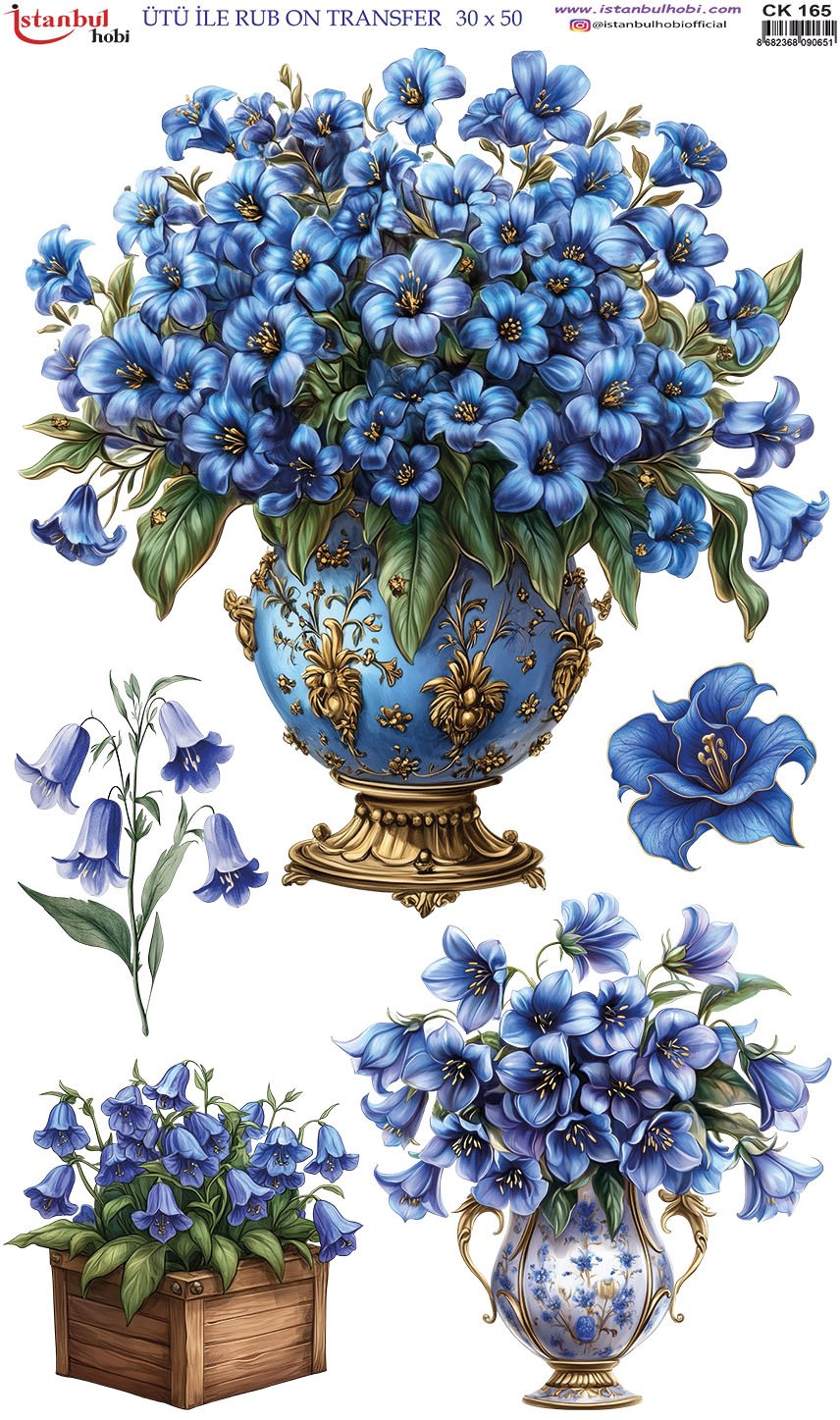 Ütü İle Rub On Transfer 30x50cm CK165