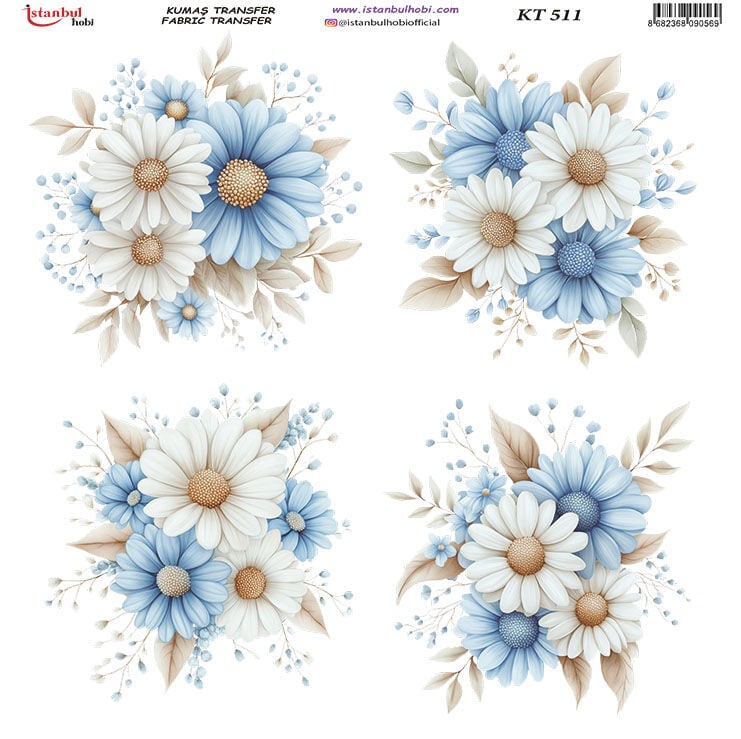 Kumaş Transfer Kağıdı 20x20cm KT-511