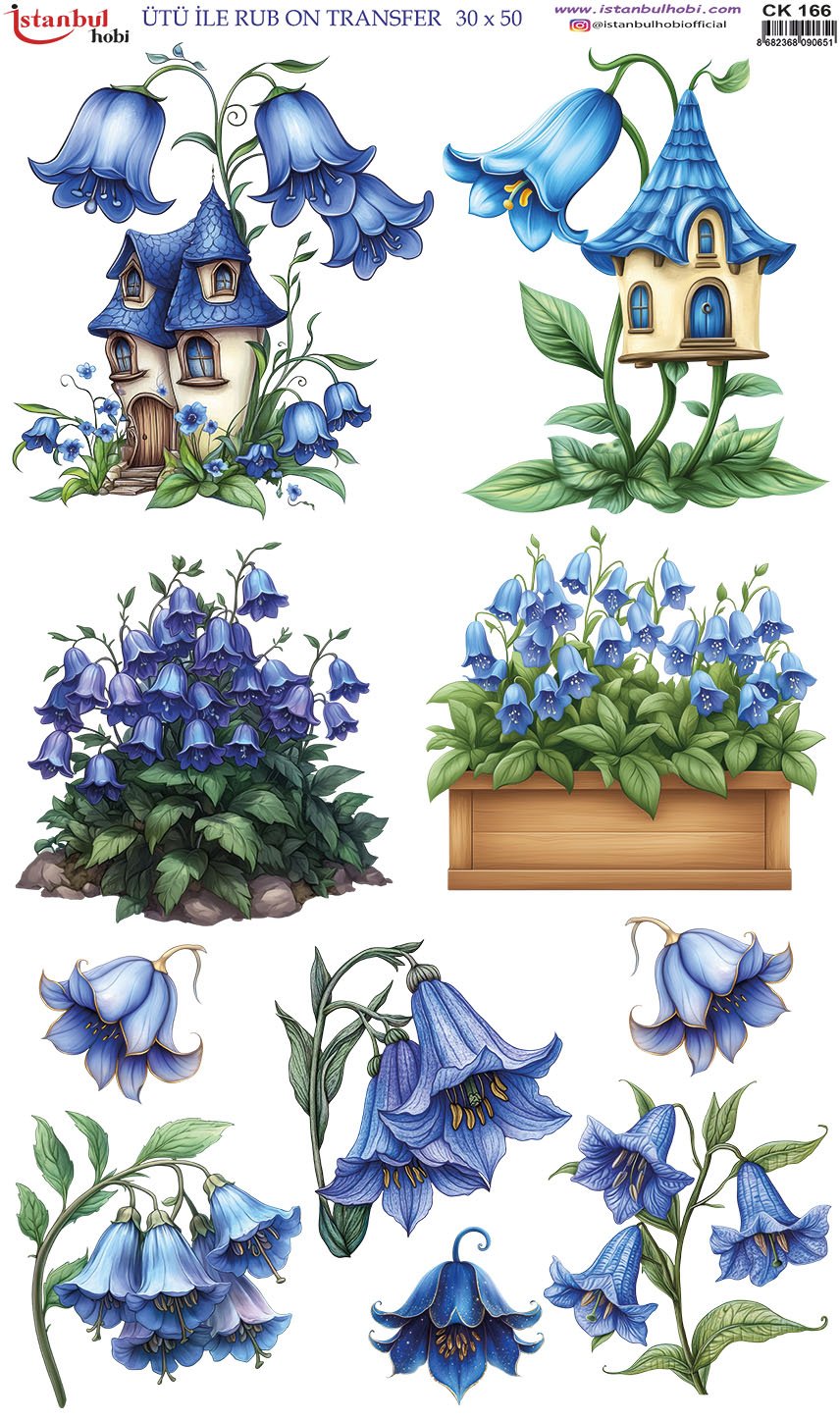 Ütü İle Rub On Transfer 30x50cm CK166