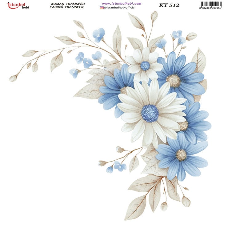 Kumaş Transfer Kağıdı 20x20cm KT-512