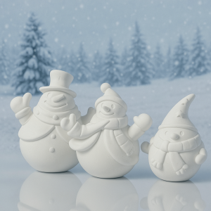 Kardan Adam Figür Yılbaşı 3'lü Set