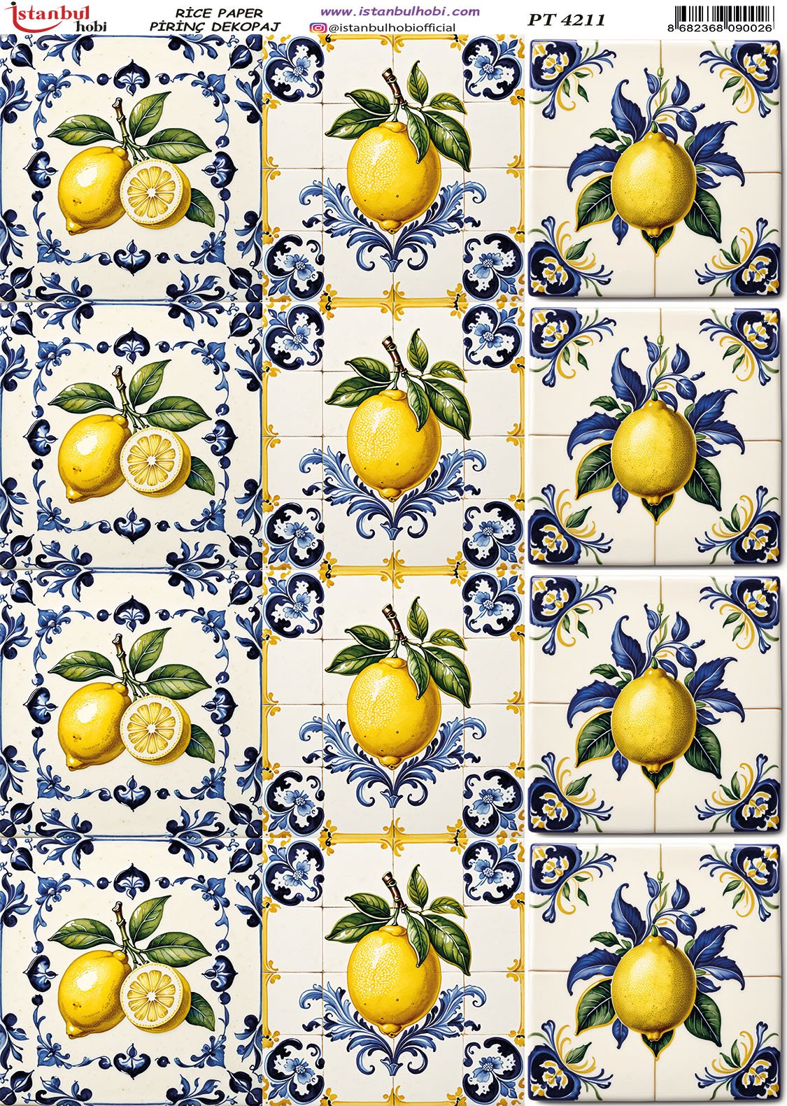 Pirinç Dekopaj Kağıdı 30x42cm PT-4211