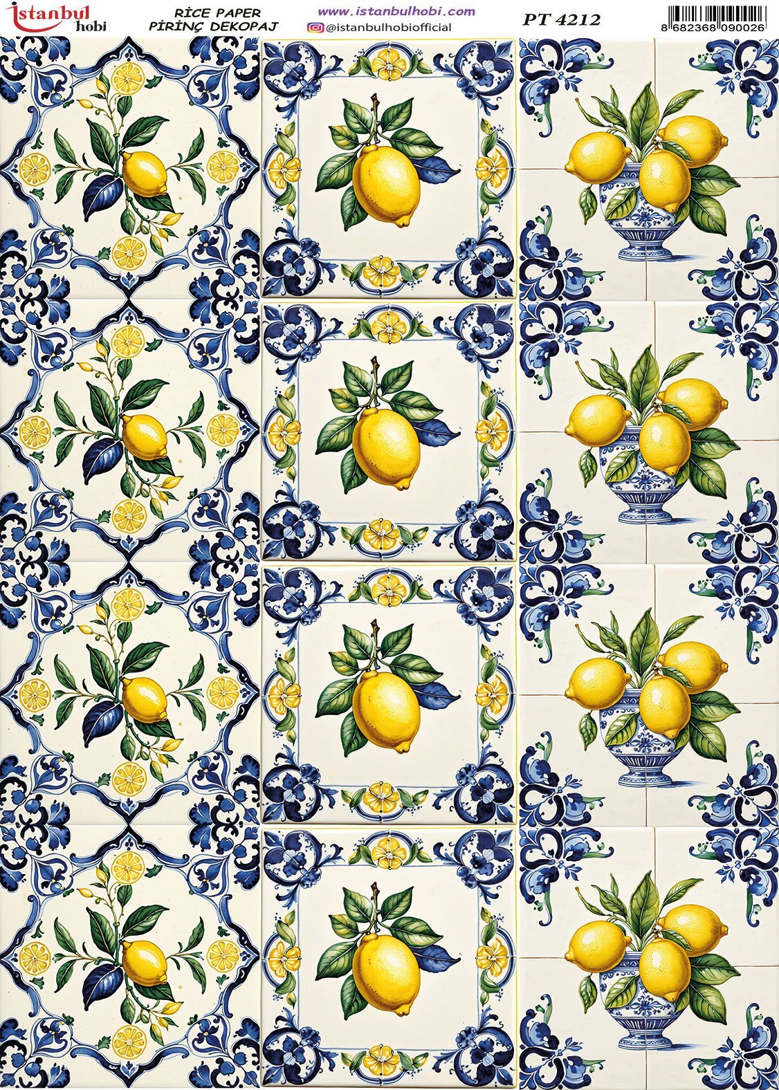 Pirinç Dekopaj Kağıdı 30x42cm PT-4212