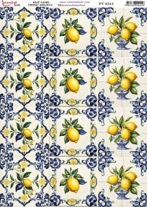 Pirinç Dekopaj Kağıdı 30x42cm PT-4212