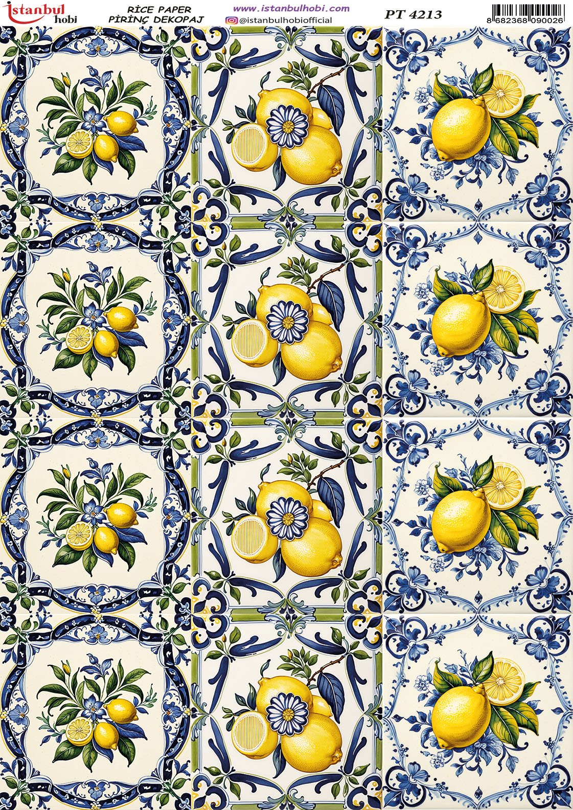 Pirinç Dekopaj Kağıdı 30x42cm PT-4213