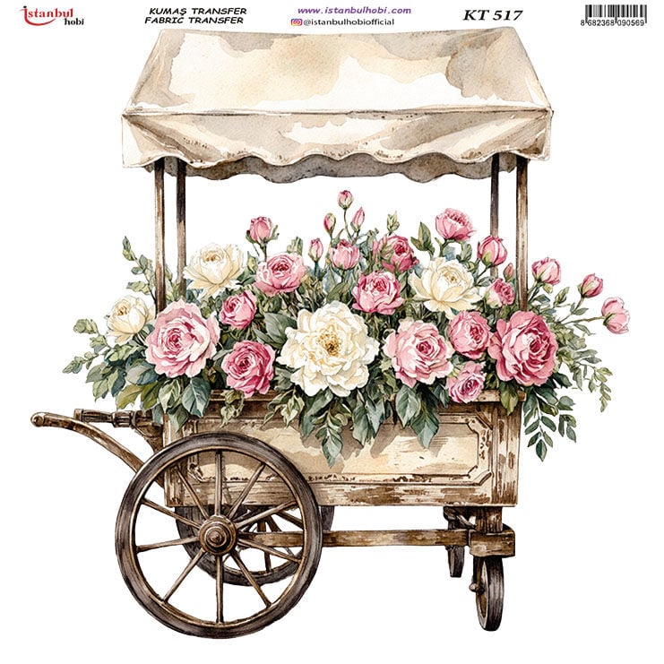 Kumaş Transfer Kağıdı 20x20cm KT-517