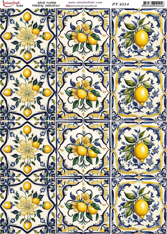Pirinç Dekopaj Kağıdı 30x42cm PT-4214